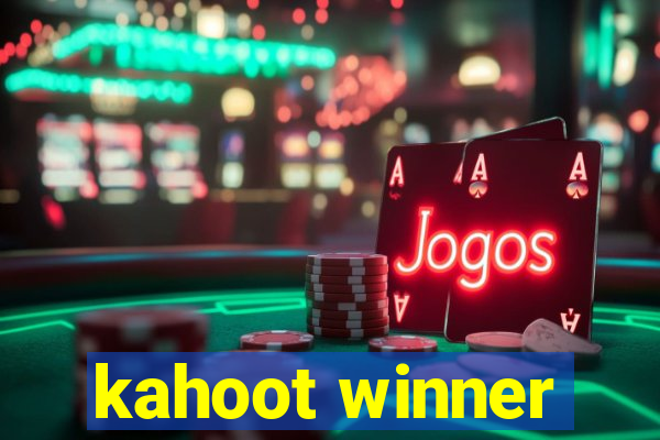 kahoot winner